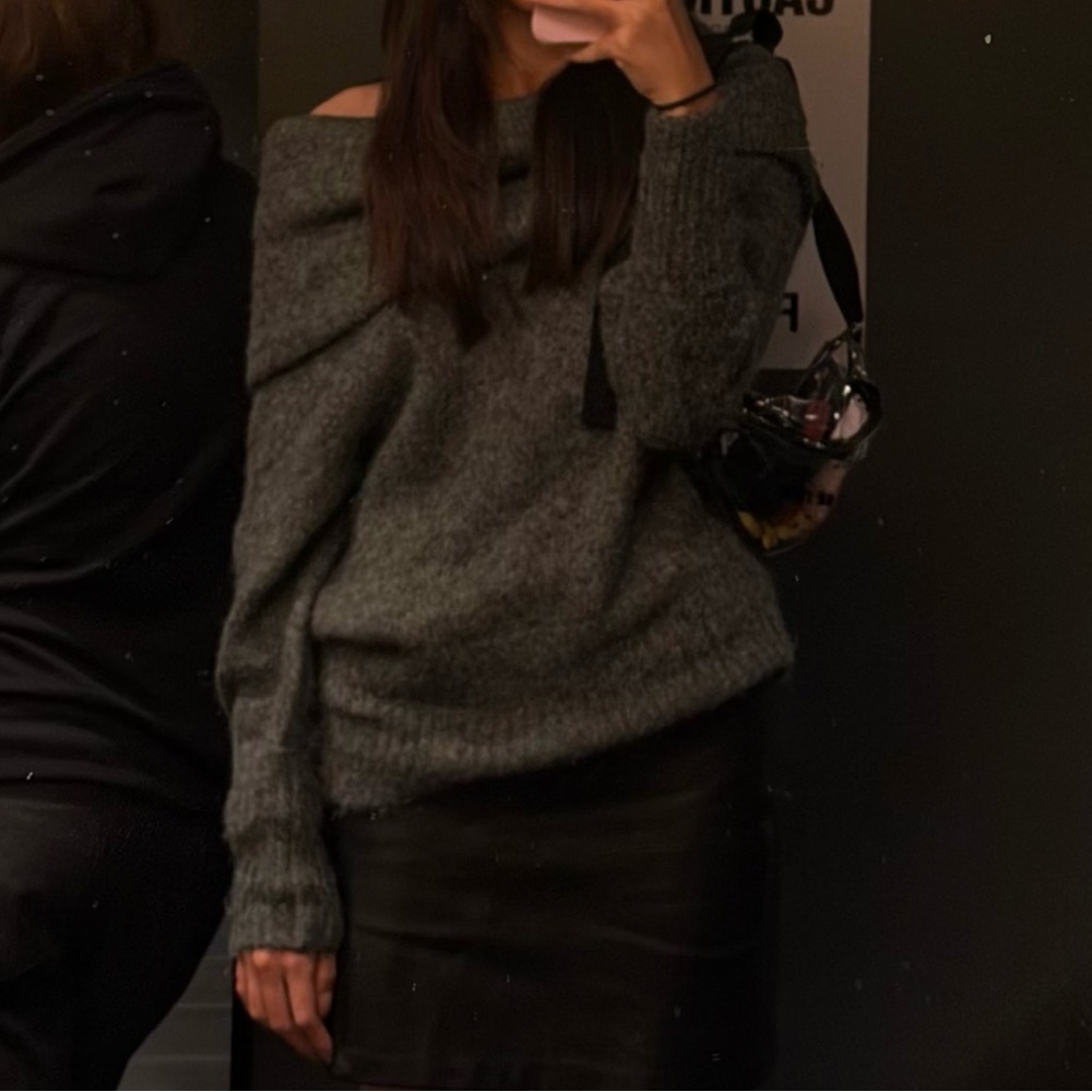 Off the shoulder sweater